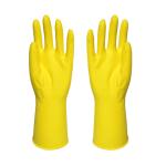 Flocklined Kitchen Rubber Gloves Waterproof Household Cleaning Latex Gloves