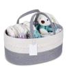 Buy cheap Pure Cotton Baby Diaper Caddy Organizer Removable Inner Compartment Divider from wholesalers