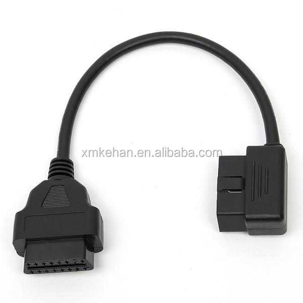 Buy cheap RoHS Compliant Automotive OBD 16 Pin Male And Female Connector OEM Color Popular from wholesalers