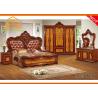 Buy cheap big luxury antique wooden carved pu leather multi-purpose sofa bed iron bedroom furniture bed set price from wholesalers