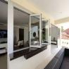 Buy cheap Aluminum Profile Folding Window Door Glass Slim Frame Glass Accordion Doors from wholesalers