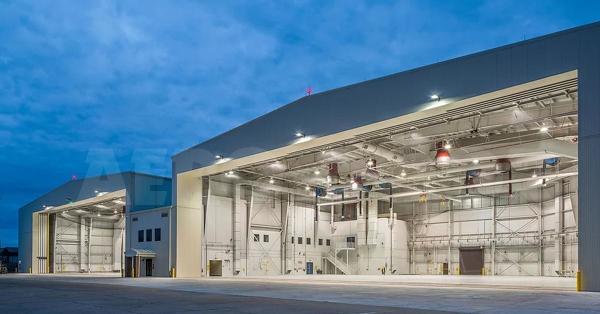 Buy cheap Prefabricated Helicopter Steel Structure Hangar Portable Modular Aircraft Hangars from wholesalers