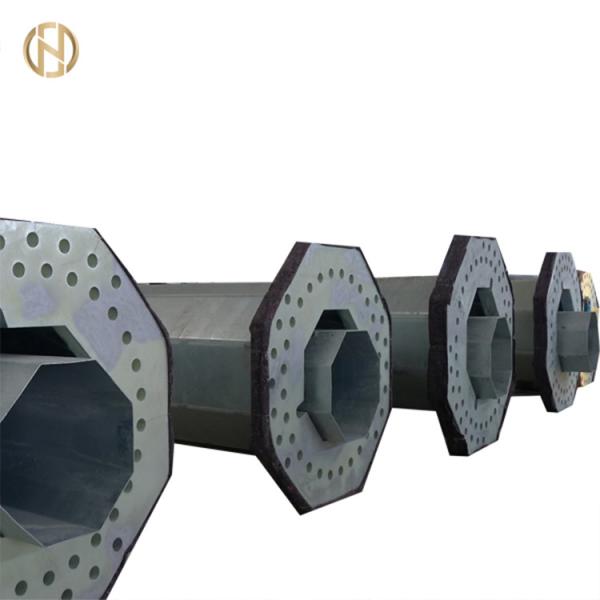 Buy cheap Electric Power Galvanised Power Pole 4mm Thickness Zinc Coated from wholesalers