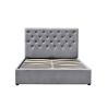 Buy cheap Mechanism Ottoman Gas Lift Storage Bed Fabric Upholstered Storage Bed ODM from wholesalers