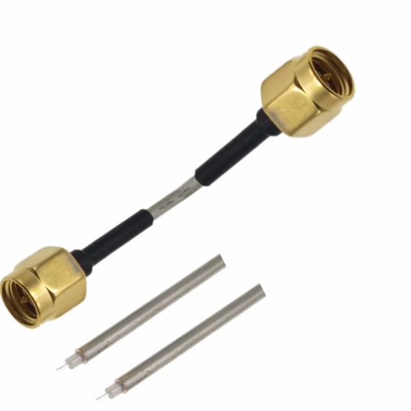 Buy cheap Straight 50ohm Semi Rigid RF Pigtail Coaxial Cable SMA Male To SMA Male from wholesalers