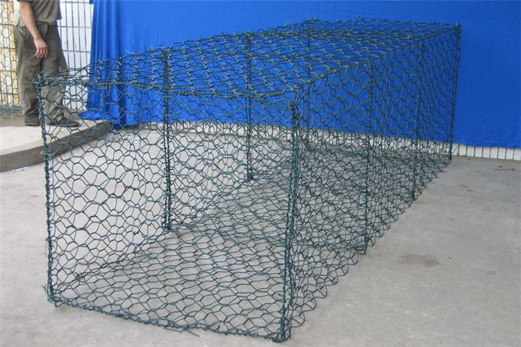Galvanized Wire Mesh Hexagonal Gabion Box With 2.7-3.0mm Wire Diameter