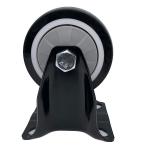 Buy cheap 5 Inch Polyurethane Tread Rigid Plate Caster Wheels For Factory from wholesalers