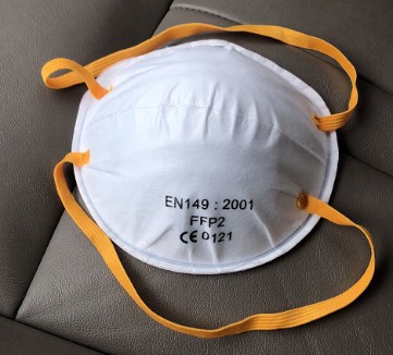 Protective Ffp2 N95 Face Mask For Block Dust Bacteria