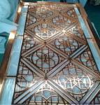 304 golden stainless steel decorative screens room dividers