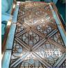 Buy cheap Rose gold stainless steel mirror 304 color screen room divider, screen drawing processing from wholesalers