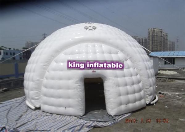 Buy cheap Airtight Inflatable Tent / White Dome Tent Short-lived For Project Show Events from wholesalers
