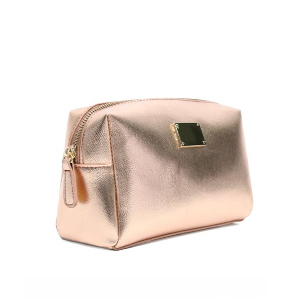 Buy cheap Luxury Beautiful Small Cross Stripe Leather PU Makeup Bag from wholesalers