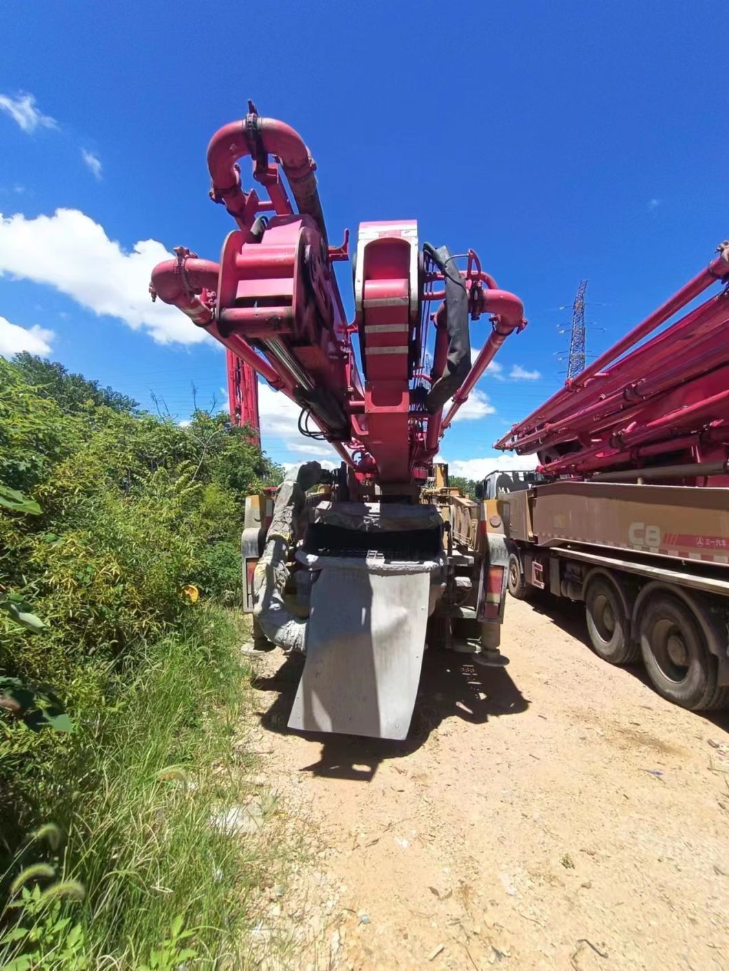2020 SA Ny Machine Equipment 43m Concrete Boom Pump Heavy Equipment Truck Mounted Pump