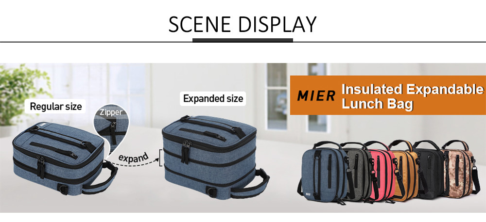 Adult Casual Leakproof Insulated Lunch Pail For Work Office