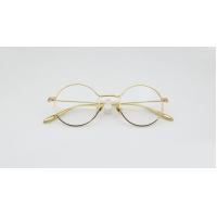 Buy cheap Titanium Eyeglass Frame Non-prescription Round Untralight High quality Unisex product