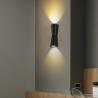 Buy cheap Modern wall mounted lamps decorative outdoor waterproof up down wall lamp courtyard garden hotel villa house wall light from wholesalers