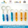 Buy cheap Promotional Metal Stick Whistle in Different Colors W/Split Ring Keychains from wholesalers