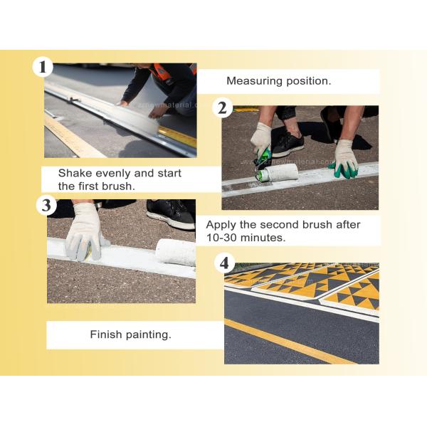 Main Raw Material C5 Resin Anti-Wear White Highway Signs for Underground Road Marking