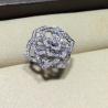 Buy cheap Piaget Rose Ring High End Custom Jewelry 18K White Gold Set With Diamond from wholesalers