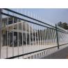 Buy cheap Garden Steel Fence with Black Spear Top Galvanized Tubular Steel Panels 2.4mL x 2mH from wholesalers