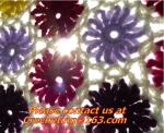 Handmade Crochet Yarn Baby Sheet Blankets Granny Square Afghan Coverlet Table