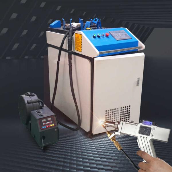 Buy cheap 1000W 1500W 2000W Handheld Fiber Laser Welder For Metal Cleaning Welding from wholesalers