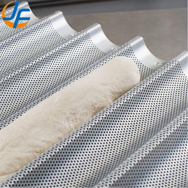 Buy cheap RK Bakeware China Foodservice NSF 5 Loaf Nonstick Aluminum Eurogliss Baguette Baking Tray/ French Bread Pan from wholesalers