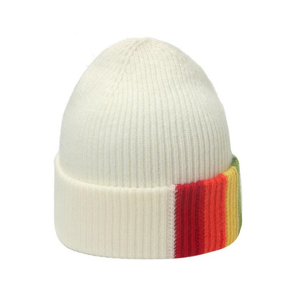 Buy cheap Outdoor White Color Recycle Sustainable RPET Knitted Beanie Adult Size For Winter from wholesalers