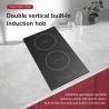 Buy cheap Waterproof Two Burner Induction Stove Top Cooktop 5500W Touch Control from wholesalers