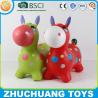 Buy cheap 6P free inflatable plastic toy bouncy race horse from wholesalers