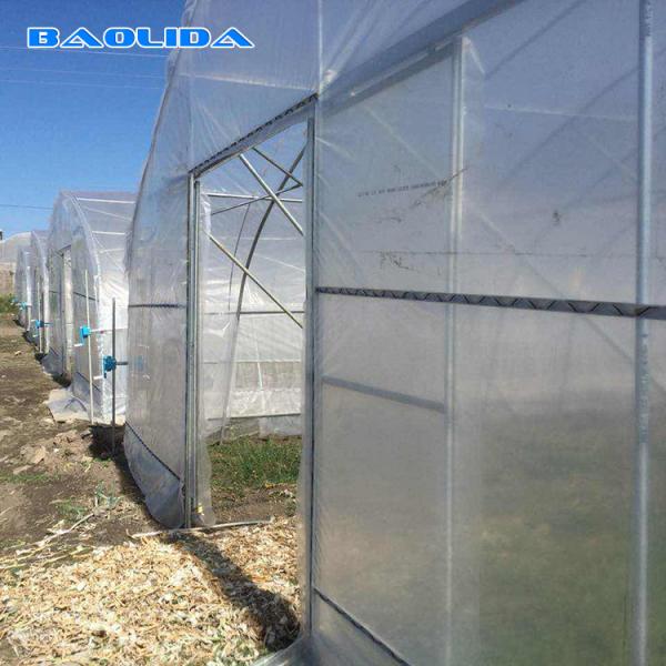 Buy cheap Single Span Plastic Tunnel Greenhouse Polyethylene Farm Agriculture Support from wholesalers