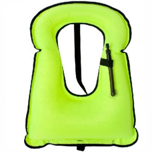 Buy cheap 210D Nylon TPU with oral inflator Simply safety vest for diving from wholesalers