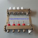 ZZ18155 PEX Radiant Floor Heating Stainless Steel Manifold Set , Underfloor