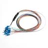 Buy cheap Multimedia Fiber Optic Pathc Cord 1310nm Blue FC UPC 12 Core Ribbon Pigtail from wholesalers