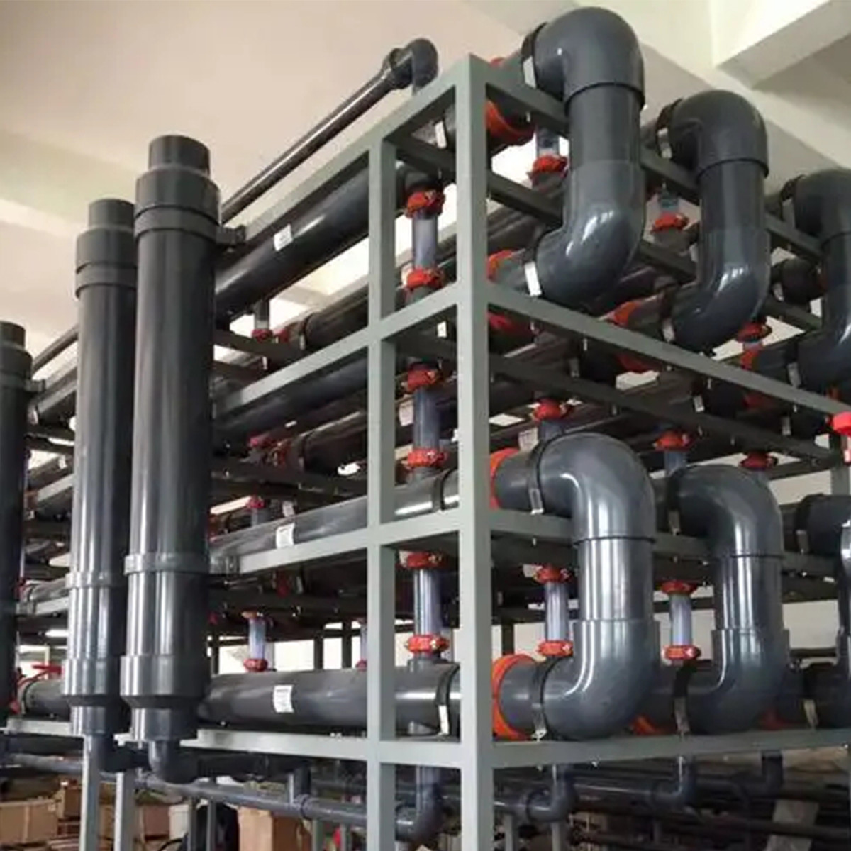 External Pressure Tubular Microfiltration for Large Flow and Fast Filtration