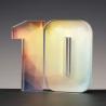 Buy cheap Modern Design Clear Acrylic Number Trophy for Employee Recognition 25 years from wholesalers