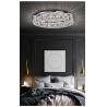 Buy cheap Modern Living Room Foyer Sitting room Chandeliers Round Chrome Sliver Ceiling lights(WH-CA-57) from wholesalers