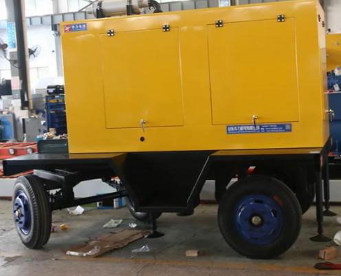 Buy cheap Portable Electric Trailer Type Generator 50kw 65kva For Construction Site from wholesalers