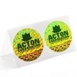 Colorful Laser PET Holographic Adhesive Sticker Label For Security And Personal