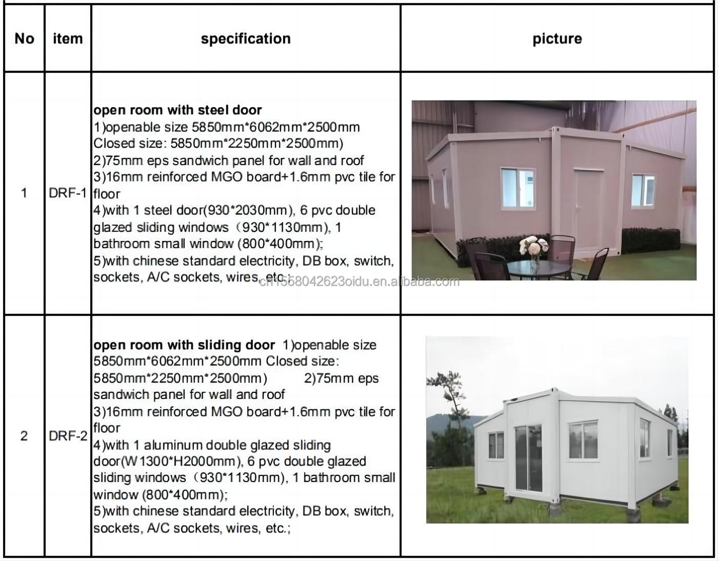 Family Living with Bulk Extendable Container House and Foldable Prefabricated House 2 Bedroom Family House