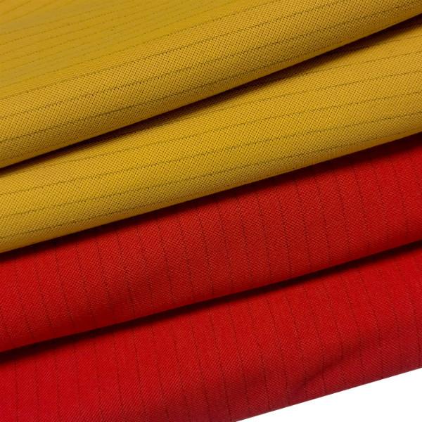Buy cheap 1cm Stripe 98% Cotton 2% Carbon Anti Static Fabric For Cleanroom from wholesalers