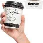 Custom Disposable Paper Coffee Cup Sleeve Reusable And Eco Friendly