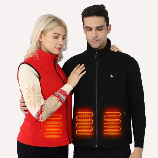 Buy cheap Black Battery Powered Heated Hunting Vest Far Infrared Heated Body Warmers from wholesalers