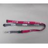 Buy cheap Printed polyester ID card badge lanyards, inexpensive neck lanyards for promotional events from wholesalers