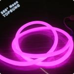 16mm 360 degree round pink festival lighting led neon flex lights 220V 120