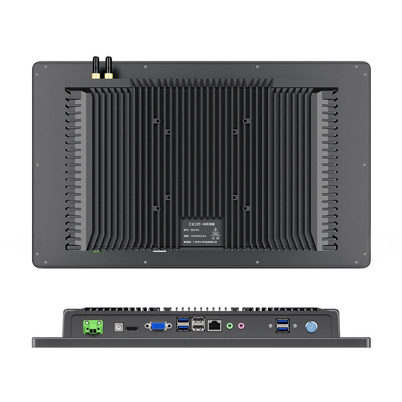 13.3 Inch Silver HD1920*1080 Industrial Capacitive Touch Screen All In One PC With Window OS