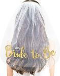 European and American singles party white veil, headband party supplies, bride's