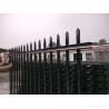 Buy cheap Customized Black Zinc Steel Metal Garrison Fence Panels Maintenance Free from wholesalers