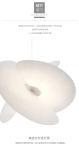 Luceplan Levante Pendant Light Nordic Silk Chandelier Illa Apartment Duplex