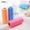 Buy cheap Perforated Wavy Pattern Spunlace Non Woven Fabric For Kitchen Rag Rolls from wholesalers